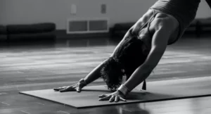 stage yoga posture