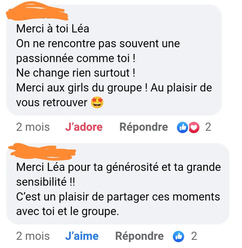 Avis formation Léa Le Gall