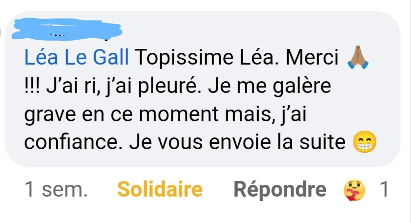Avis formation Léa Le Gall